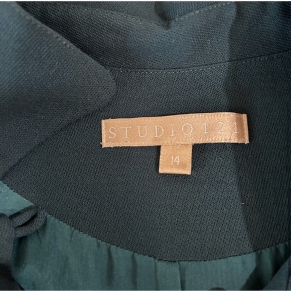 STUDIO 121 button half front long sleeve green 14 - Picture 8 of 16